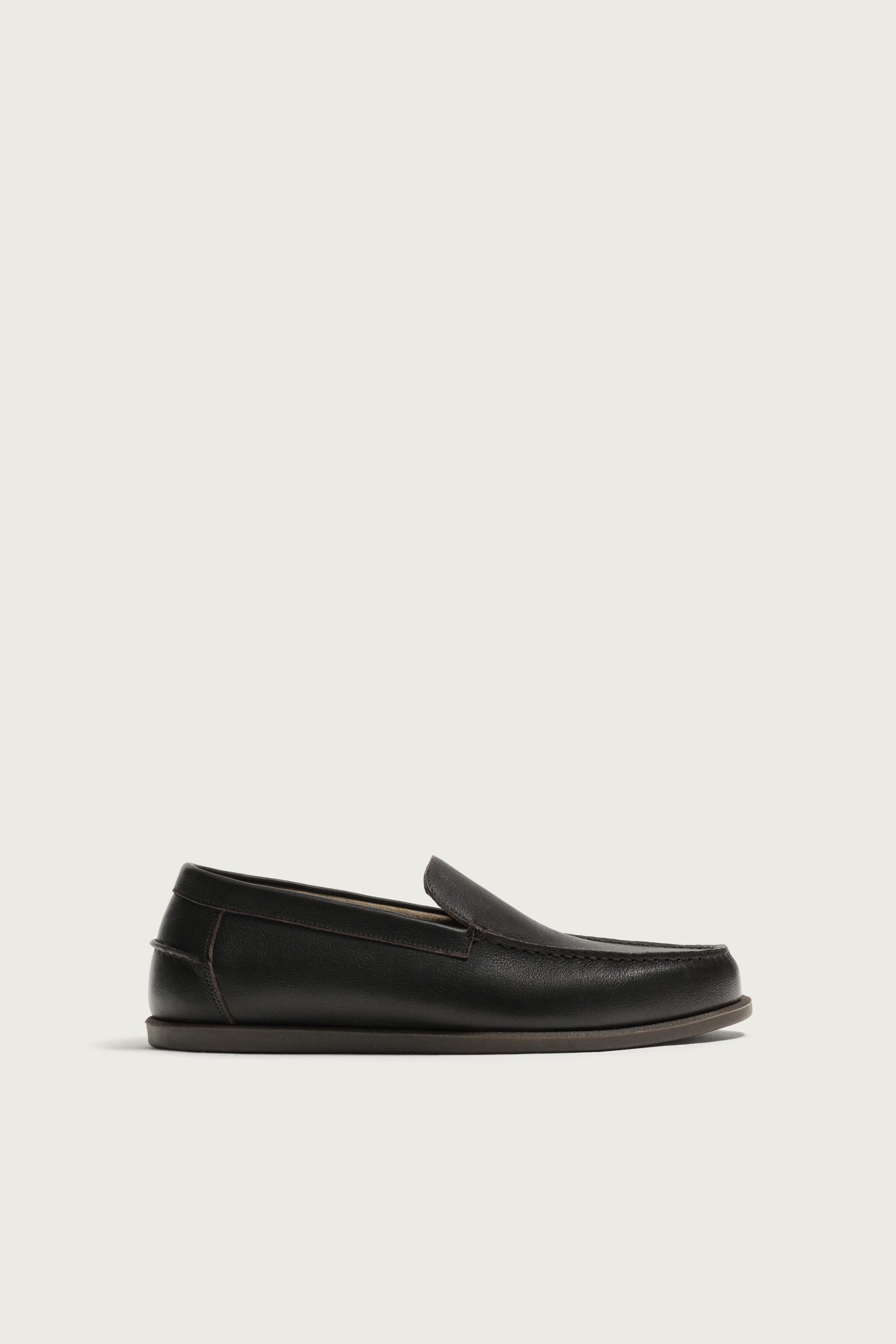 LEATHER LOAFERS